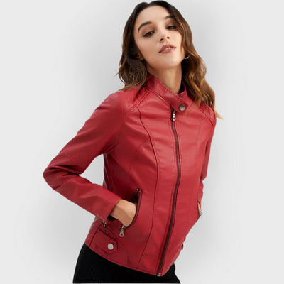 Liora | Sleek Minimalist Leather Jacket