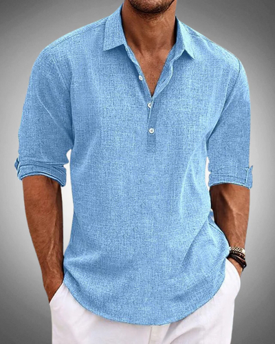 Mathias | Classic Cotton Shirt for Timeless Summer Style