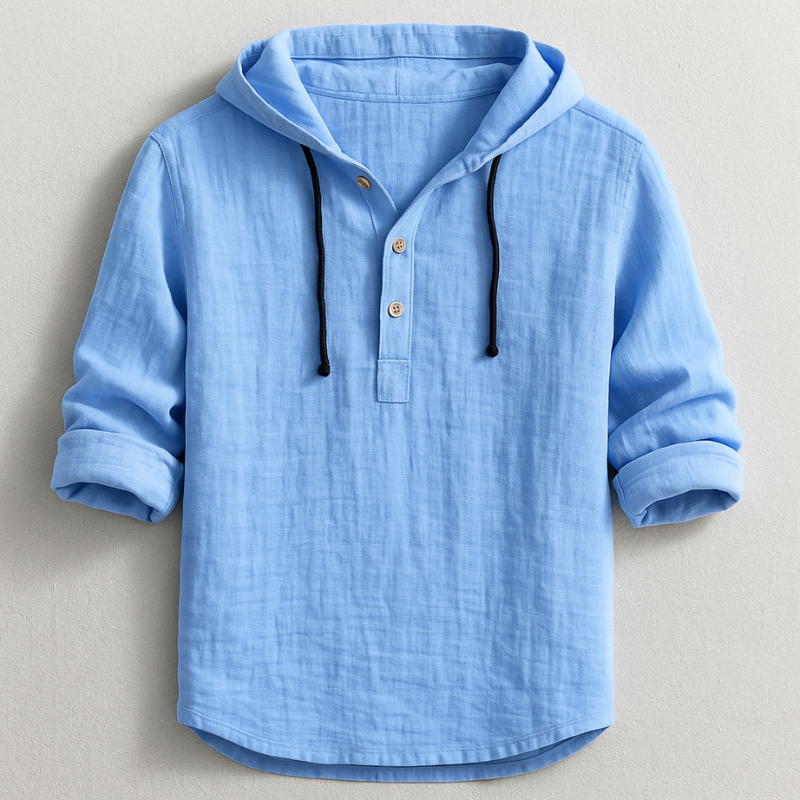 Ragnar | Linen Hooded Shirt