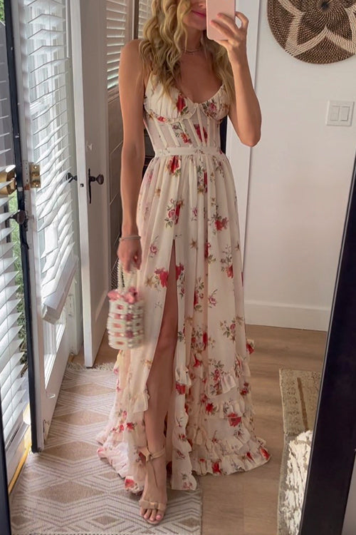 Yuna | Elegant Floral Maxi Dress