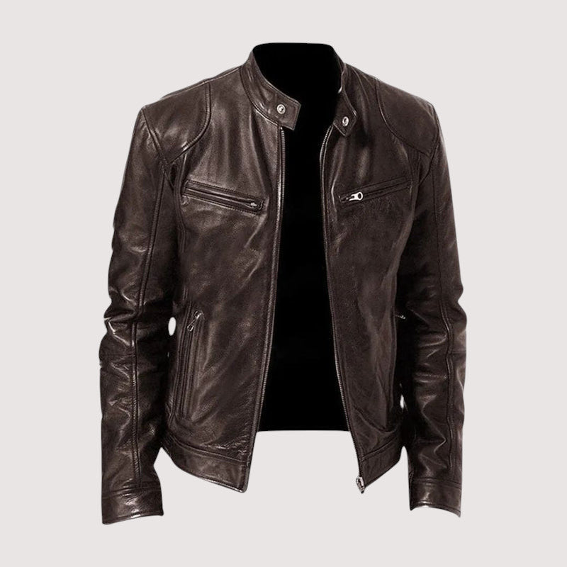 Mark | Leather Jacket for Men