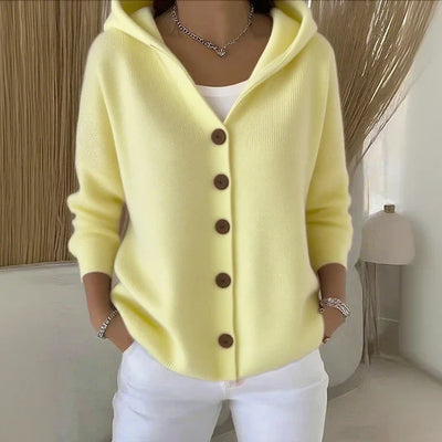 Renna | Soft Knit Hooded Cardigan