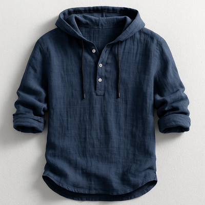 Ragnar | Linen Hooded Shirt