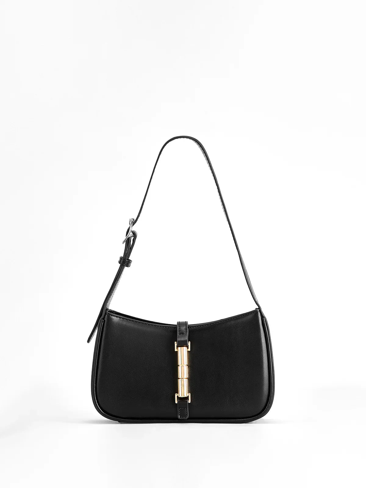 Golden Wist Lock Shoulder Bag