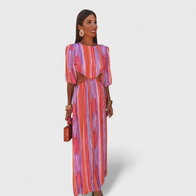 Lorena | Elegant Cut-Out Maxi Dress