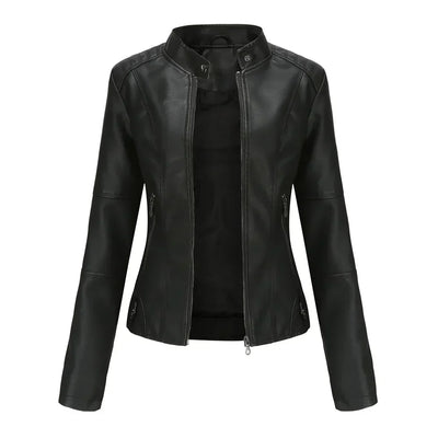 Liora | Sleek Minimalist Leather Jacket