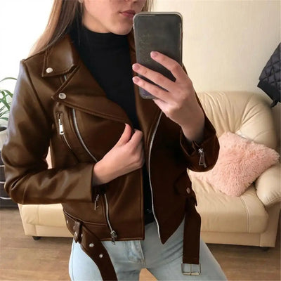 Nora | Casual Leather Jacket