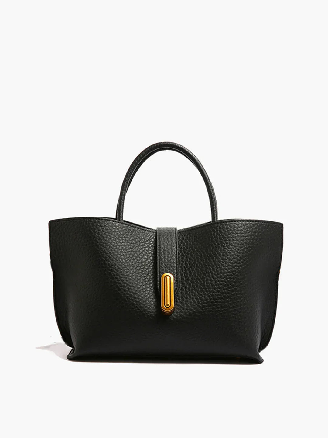 All-match Top Handle Textured Shoulder Bag