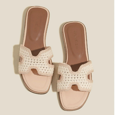 ÉLISE RAPHIA | Elegant Raffia Sandals