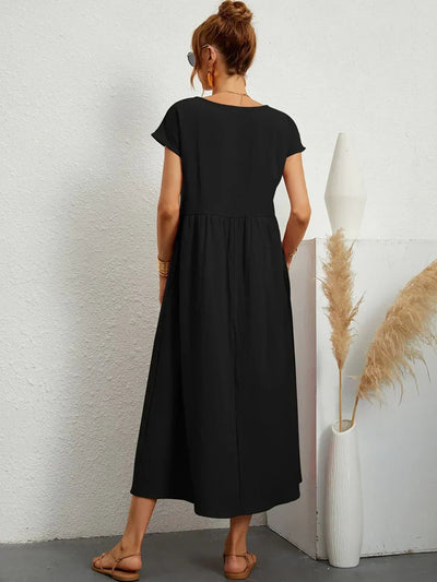 Cintia | Effortless Midi Dress with Pockets