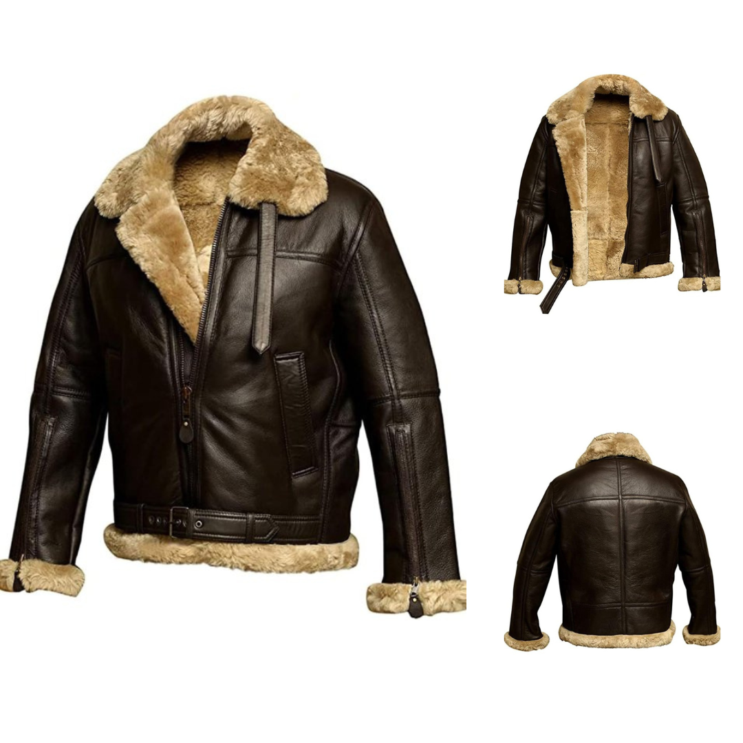 Arthur | Shearling-Lined Leather Jacket