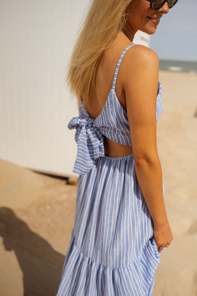 Jana | Striped Backless Summer Dress