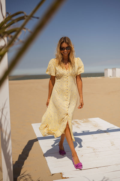 Diana | Floral Summer Midi Dress