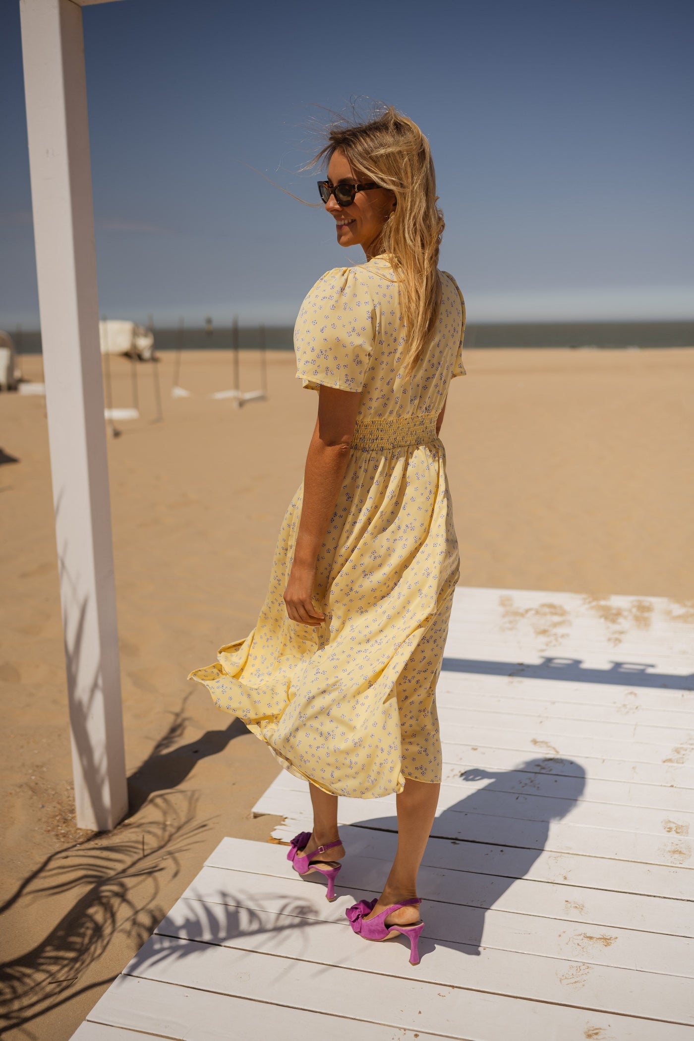 Diana | Floral Summer Midi Dress