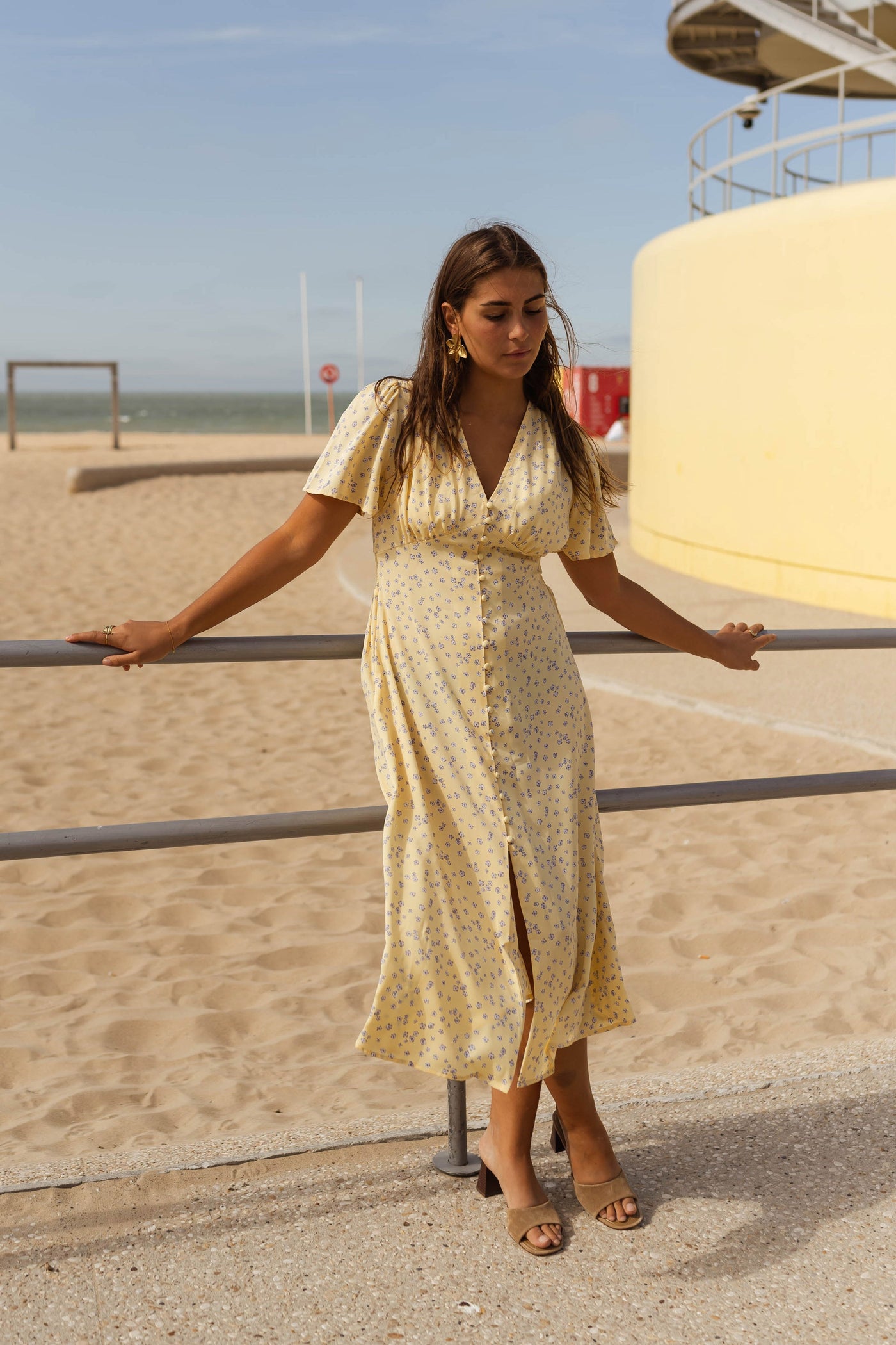 Diana | Floral Summer Midi Dress