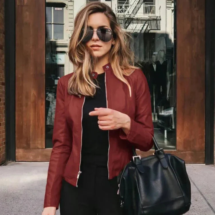 Talia | Premium Leather Jacket