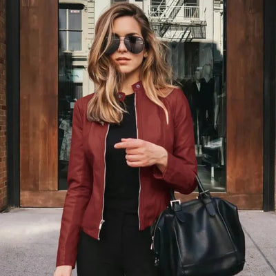 Talia | Premium Leather Jacket