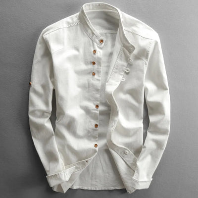 Renzo | Japanese-Inspired Cotton-Linen Shirt