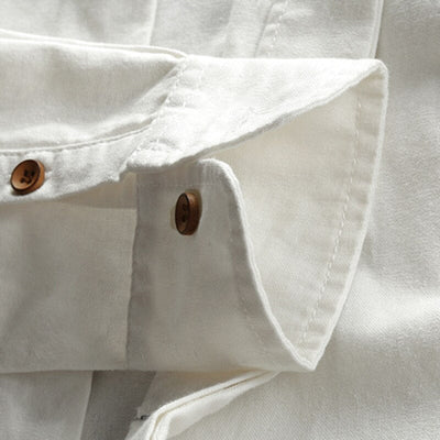 Renzo | Japanese-Inspired Cotton-Linen Shirt