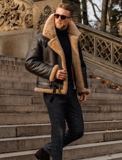 Arthur | Shearling-Lined Leather Jacket