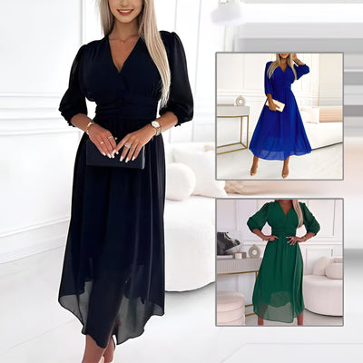 Giada | Elegant Lightweight Silk Chiffon Summer Dress