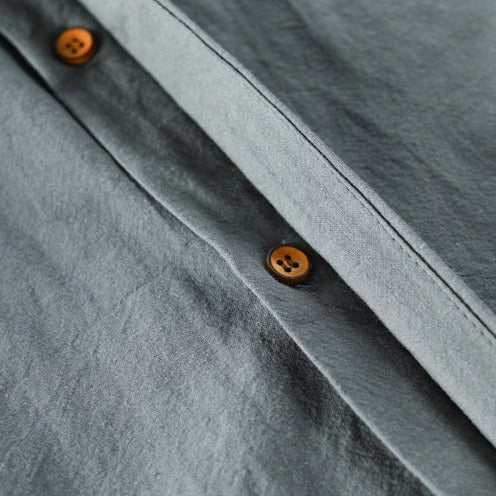 Renzo | Japanese-Inspired Cotton-Linen Shirt