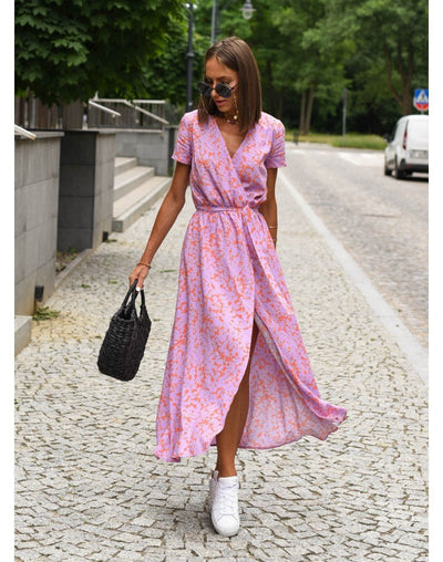 Fleurine | Elegant Floral Midi Dress