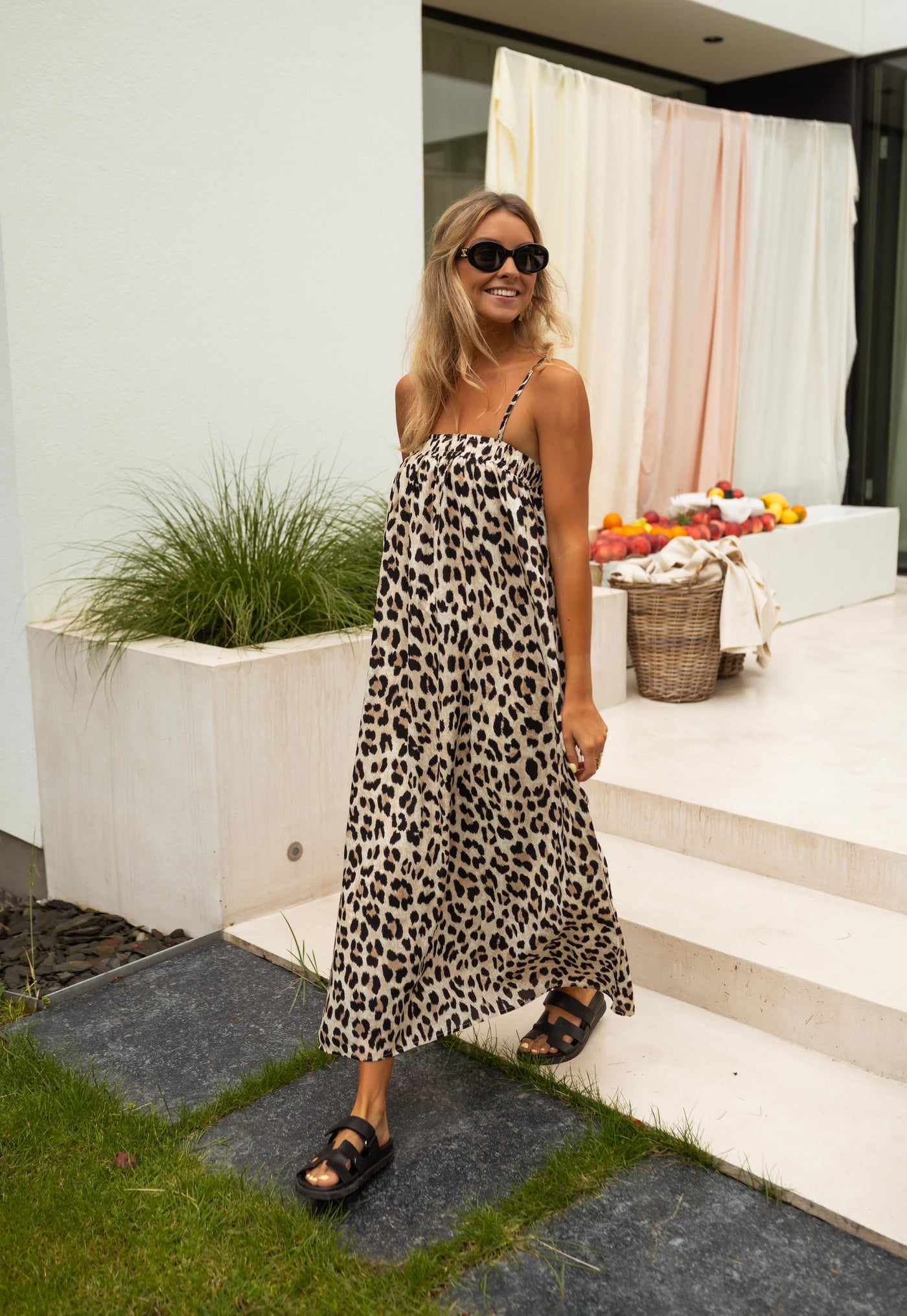 Ina| Leopard Maxi Dress