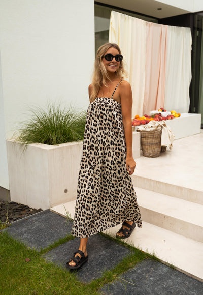 Ina| Leopard Maxi Dress